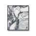 Black/White Marble No.395 Poster