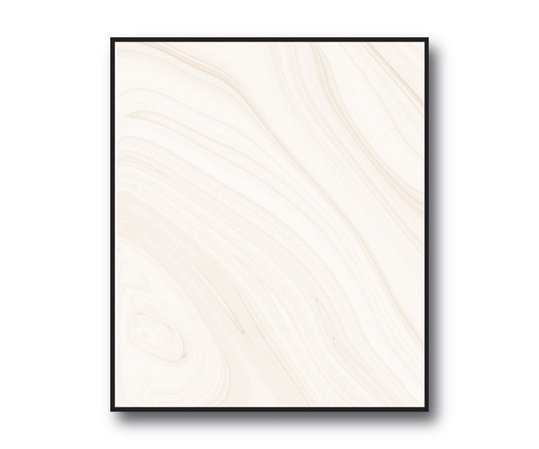 Beige/White Marble No.393 Poster