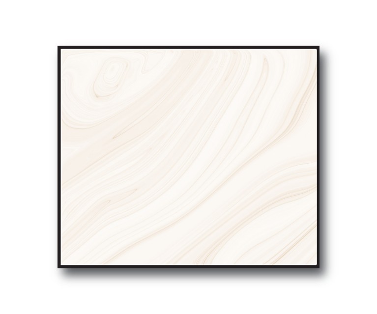 Beige/White Marble No.393 Poster