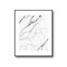 Black/White Marble No.391 Poster