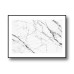 Black/White Marble No.391 Poster