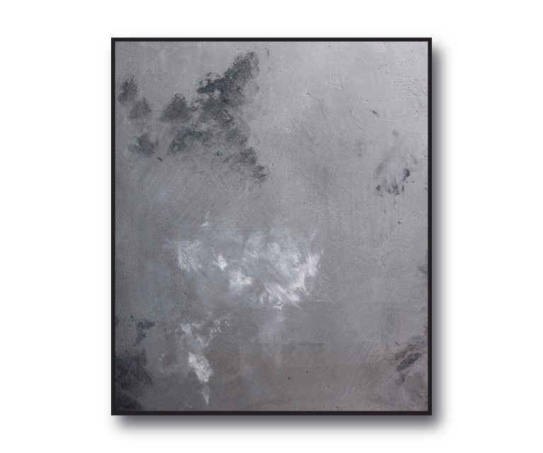 Dark Grey Concrete No.307 Poster 