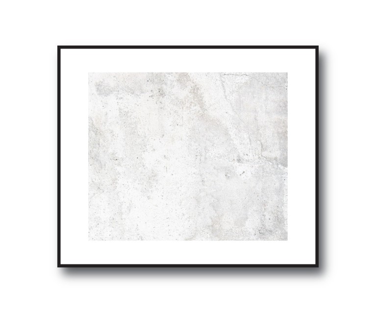 White Concrete No.303 Poster 