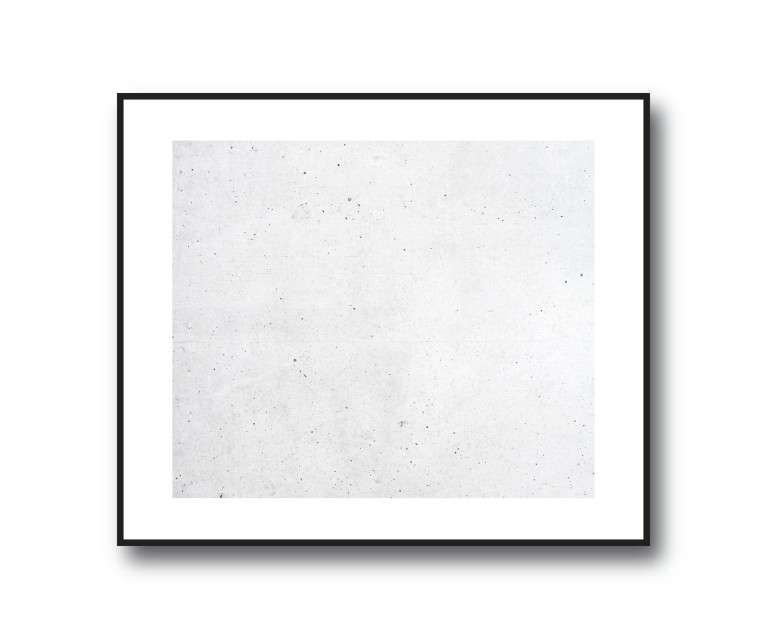 White Concrete No.301 Poster 