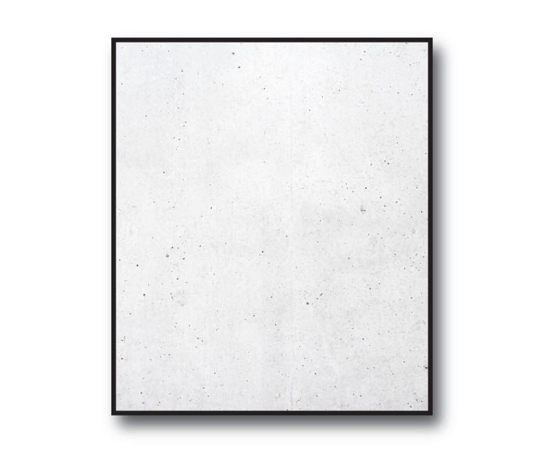 White Concrete No.301 Poster 