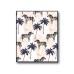 Zebra & Palm Tree Poster 