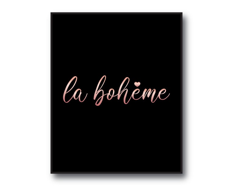 La Boheme Poster